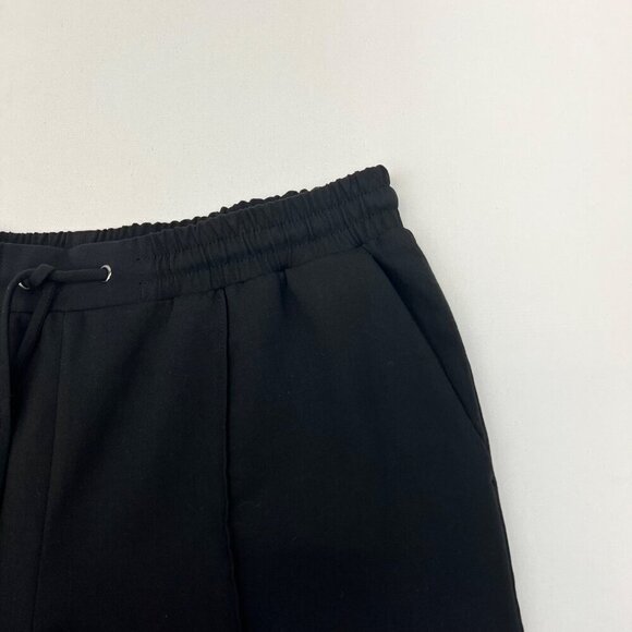 Nine West Women’s Drawstring Tapered Pants Black Size Large High Rise - Picture 3 of 9